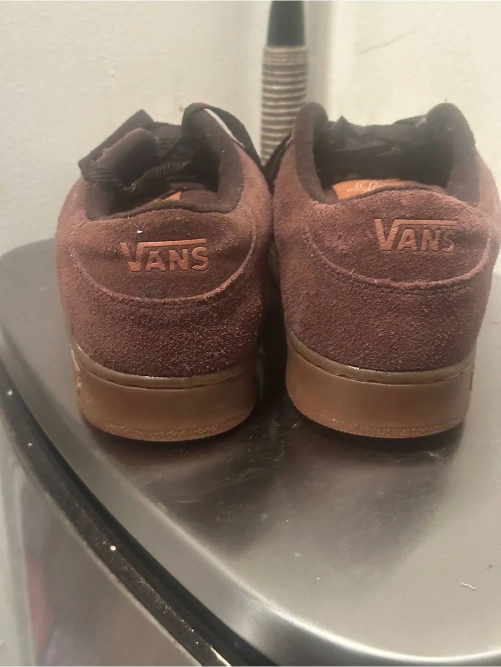 Vans Brown Suede Low-Top Sneakers